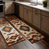 Non-slip Kitchen Rug – Braided Pattern