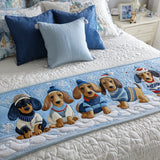 BED RUNNER - LITTLE DACHSHUND | QUILTED TABLE RUNNER