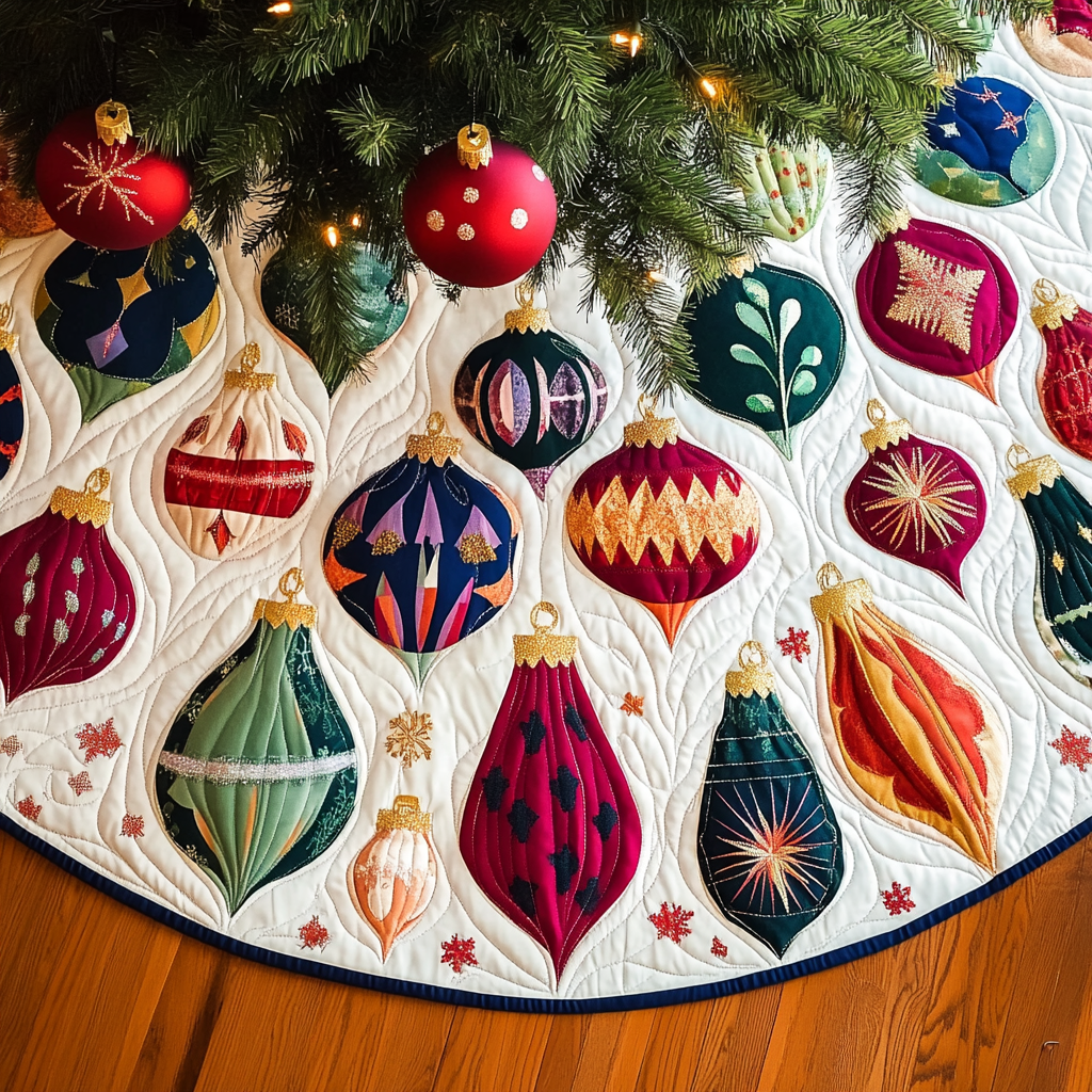 CHRISTMAS | QUILTED CHRISTMAS TREE SKIRT