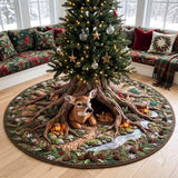 Deer Haven Quilted Tree Skirt GFTOMA13726