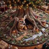 Deer Haven Quilted Tree Skirt GFTOMA13726