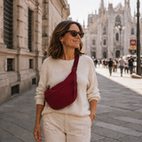 Charlotte | Shoulder Bag in Burgundy