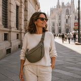 Evie | Shoulder Bag in Olive Green