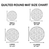Merry Squatchmas Quilted Round Mat GFTOTL5264
