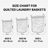 BLOOM JOY PUP | HANDMADE QUILTED LAUNDRY BASKET